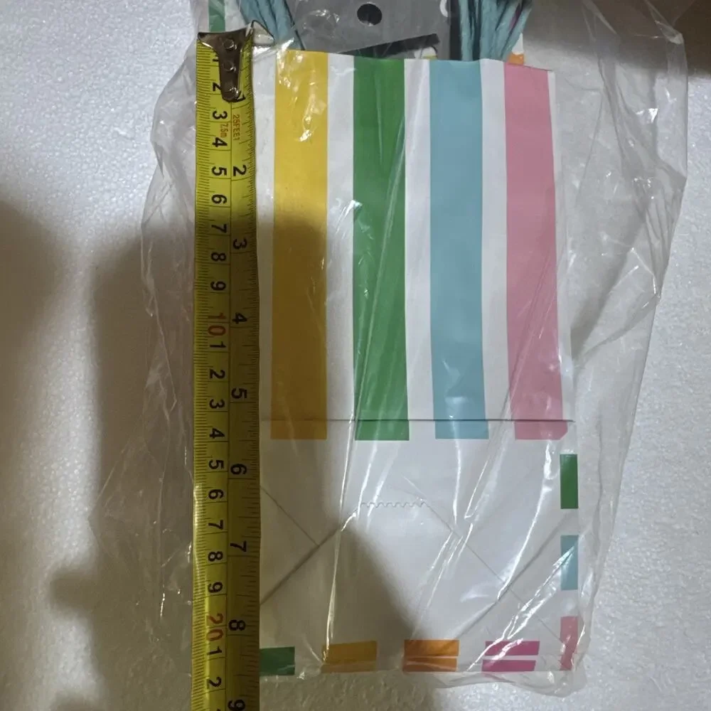 Target Spritz Striped Print Paper Rope Handle Gift Bags Lot of 96 bags